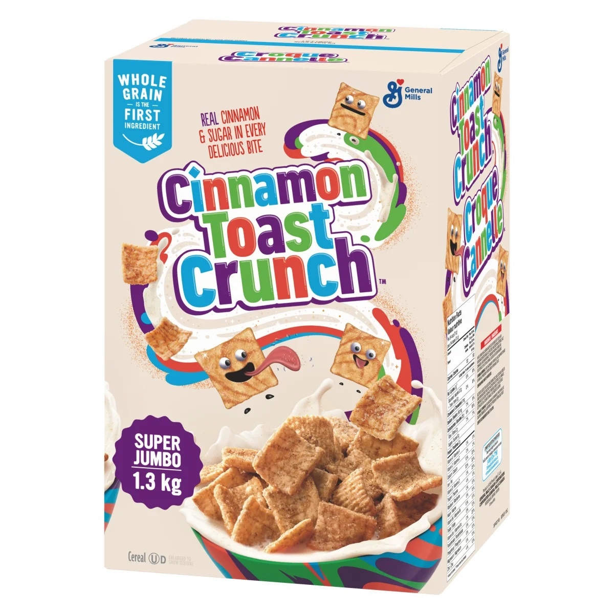 GENERAL MILLS CINNAMON TOAST CRUNCH CEREAL 1.3 KG