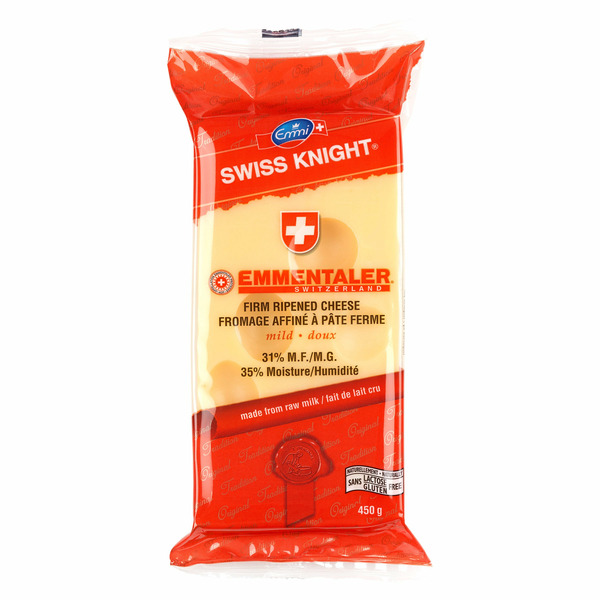 SWISS KNIGHT EMMENTALER CHEESE 450 GR