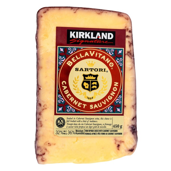 KIRKLAND SIGNATURE BELLAVITANO CABERNET SAUVIGNON CHEESE 450 GR