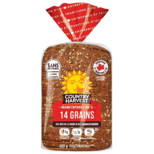 COUNTRY HARVEST 14-GRAIN BREAD 675G