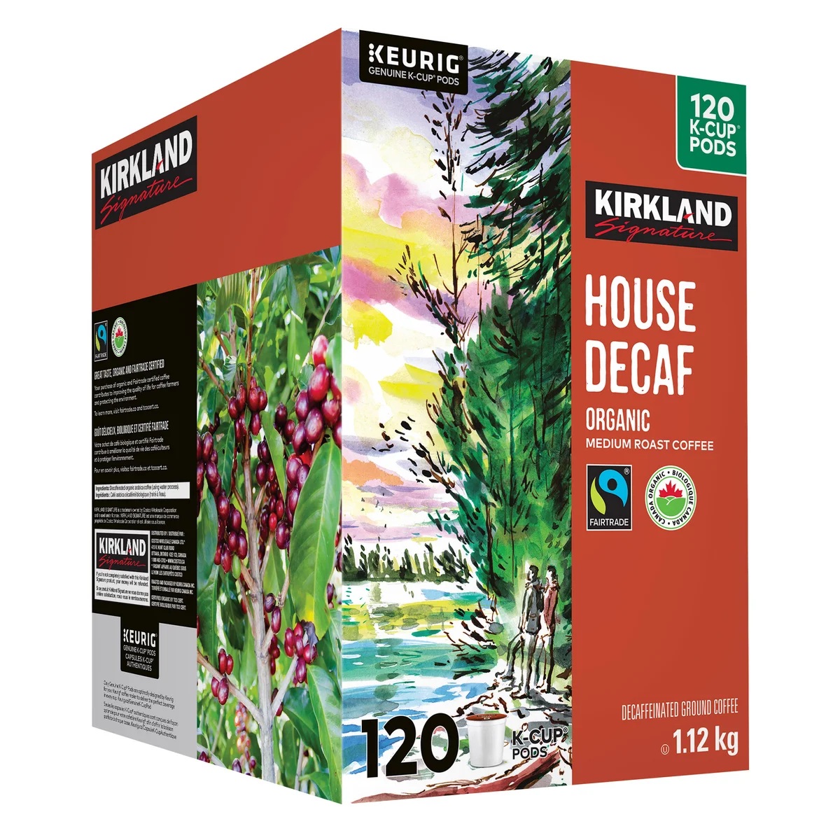 KIRKLAND SIGNATURE DECAF COFFEE K-CUPS 120'S