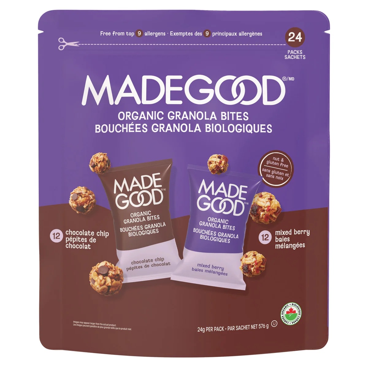 MADE GOOD MINI GRANOLA BARS 24 X 24G