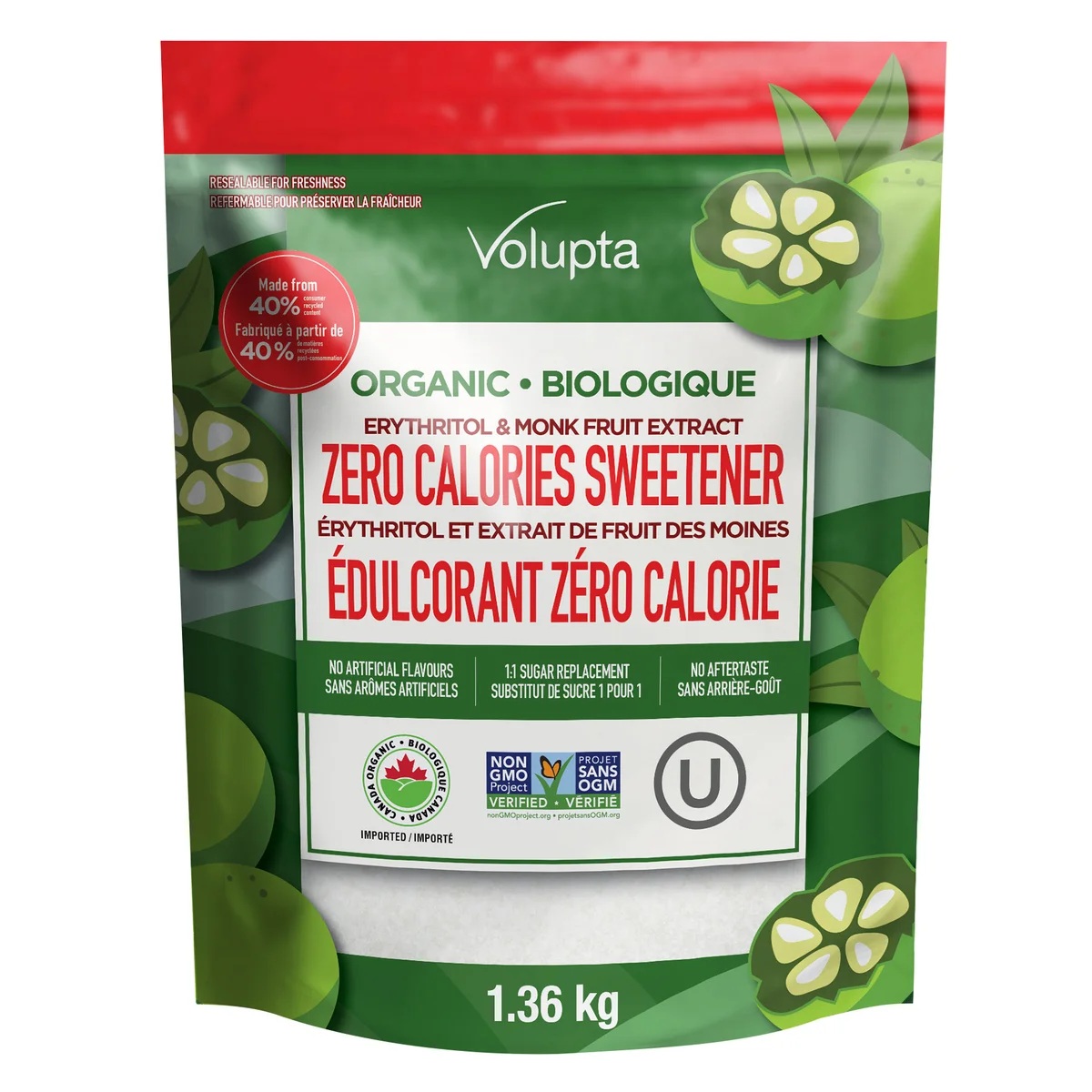 VOLUPTA MONK ZERO SWEETNER 1.36 KG