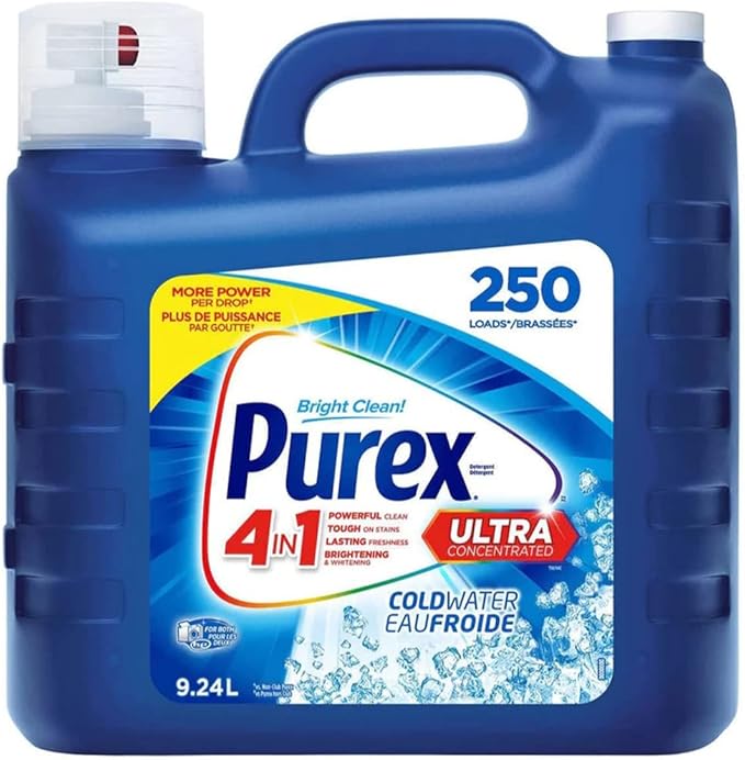 PUREX AFTER RAIN HIGH EFFICIENCY LAUNDRY DETERGENT 250 LOADS