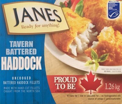 JANES BATTERED HADDOCK 1.26 KG