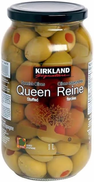 KIRKLAND SIGNATURE STUFFED QUEEN OLIVES 1 L