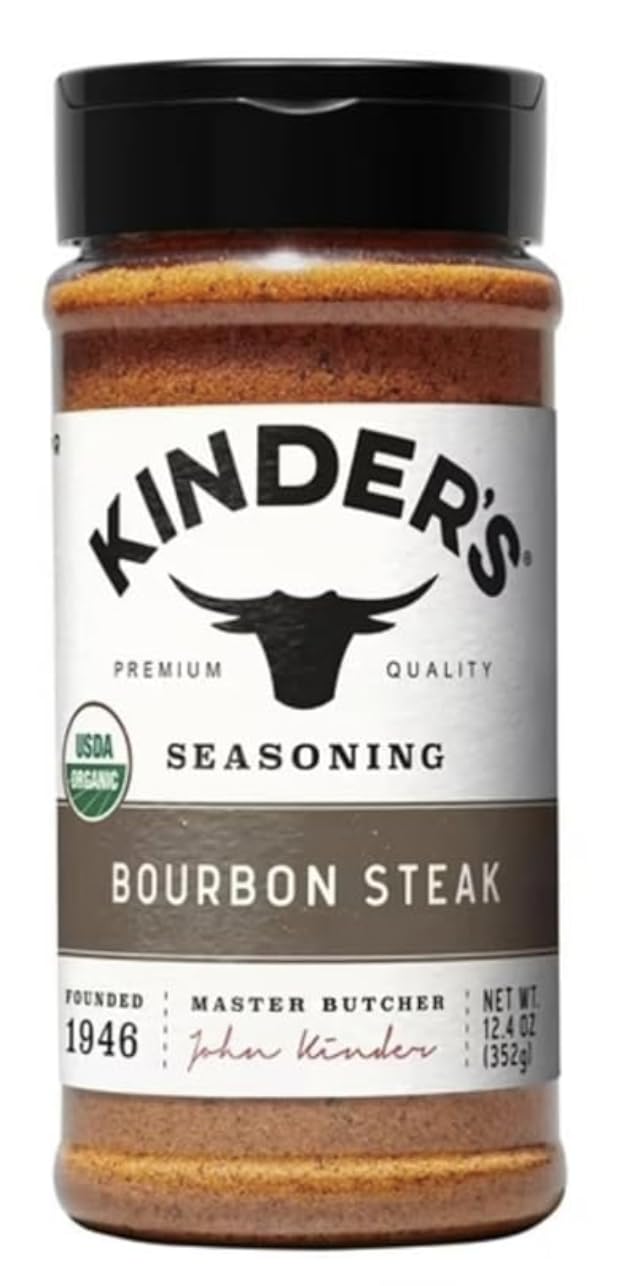 KINDER'S ORGANIC BOURBON STEAK SEASONING 347G