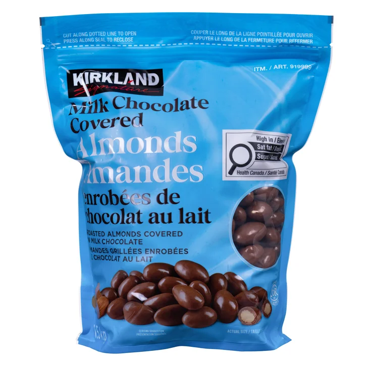 KIRKLAND SIGNATURE CHOCOLATE COVERED ALMONDS 1.5 KG