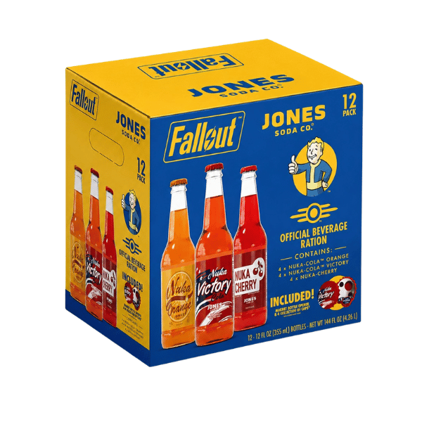 JONES SODA CO. FALLOUT BEVERAGE RATION VARIETY PACK 12 X 355ML