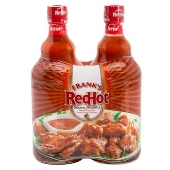 FRANK'S ORIGINAL RED HOT SAUCE 2 X 740 ML