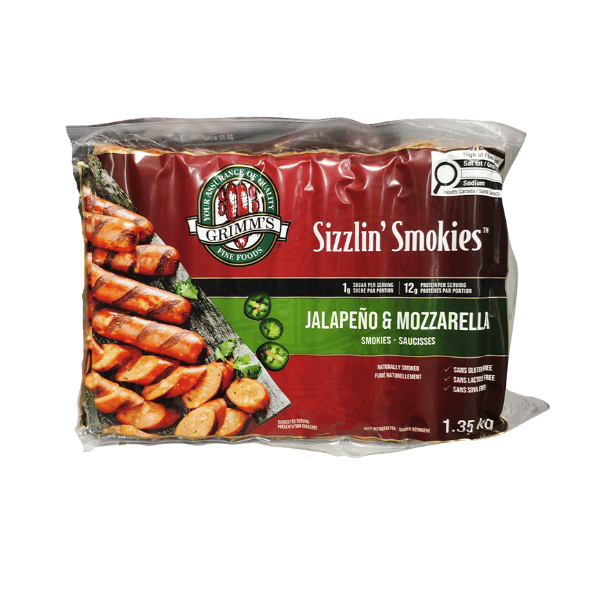 GRIMM'S JALAPENO & MOZZARELLA SMOKIES 1.35KG