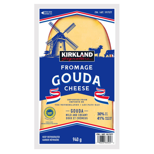 KIRKLAND SIGNATURE GOUDA CHEESE 940 GR