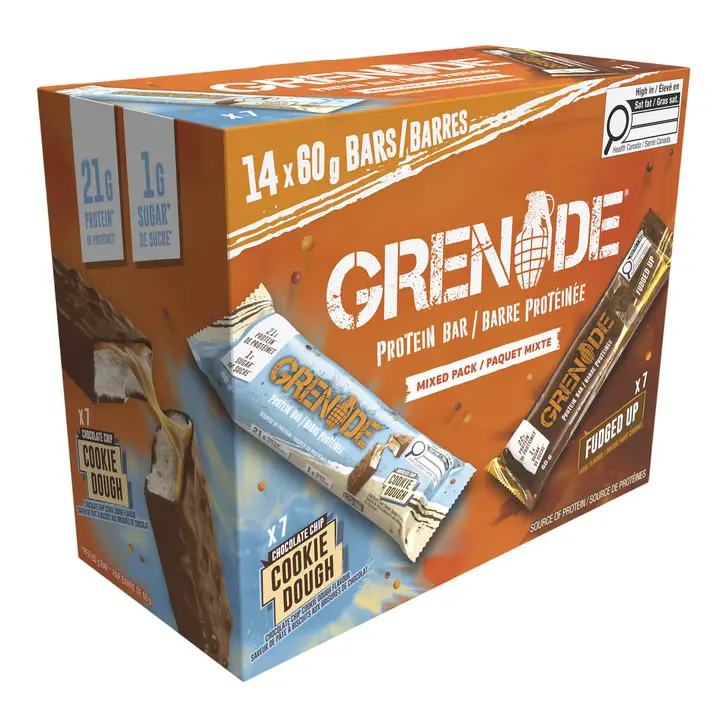 GRENADE MIXED PROTEIN BARS 14 x 60G