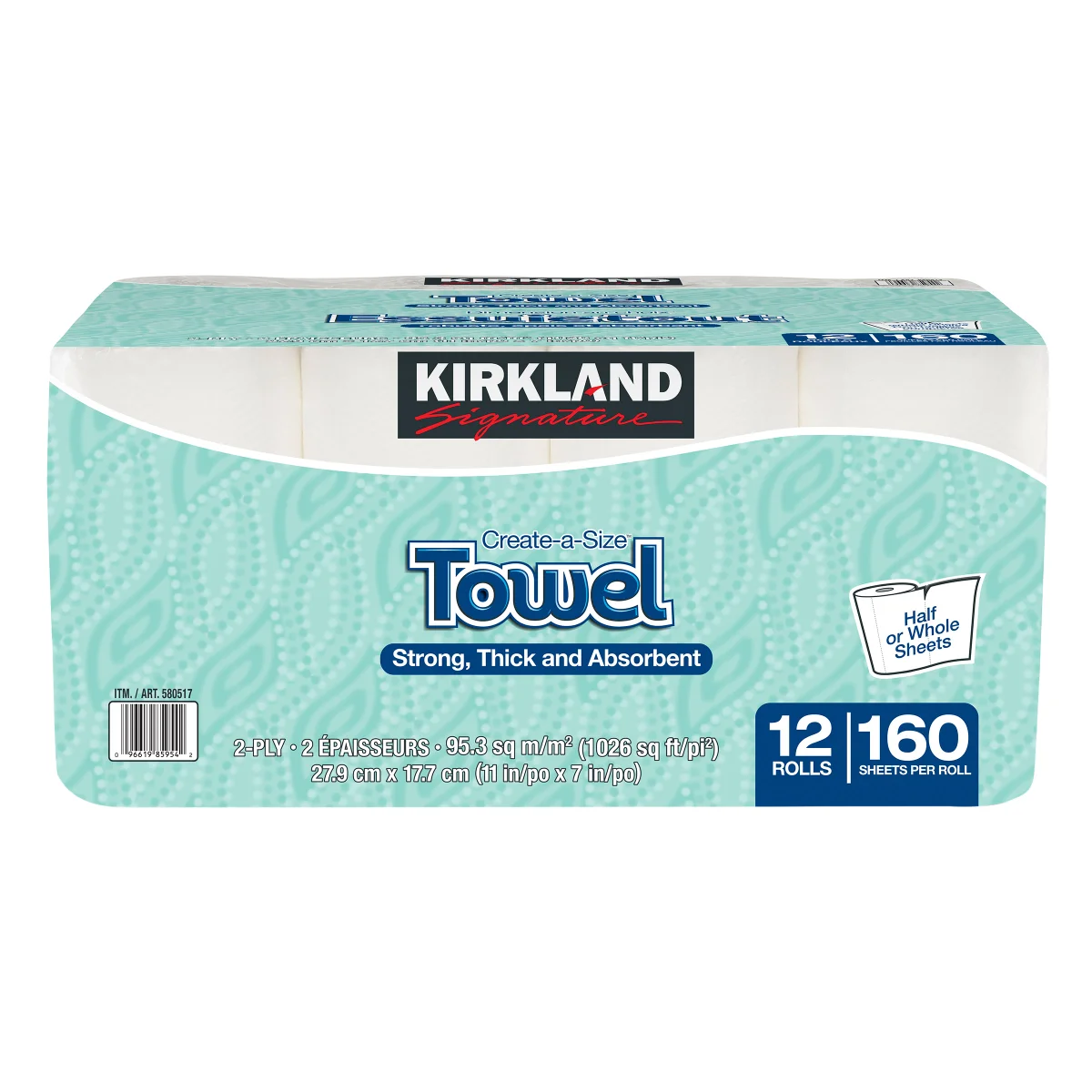 KIRKLAND SIGNATURE PAPER TOWEL 12 X 160 CT