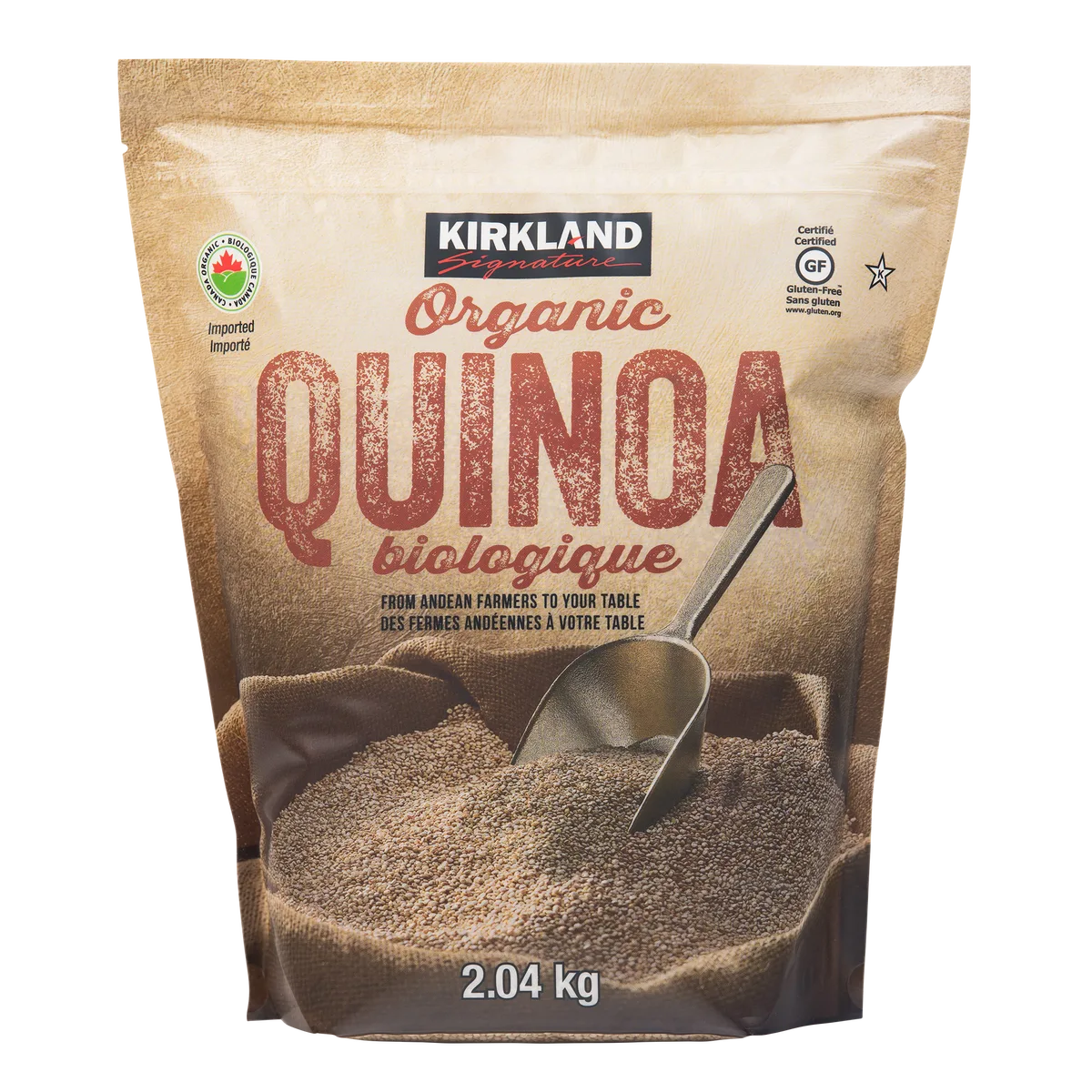 KIRKLAND SIGNATURE ORGANIC QUINOA 2.04 KG