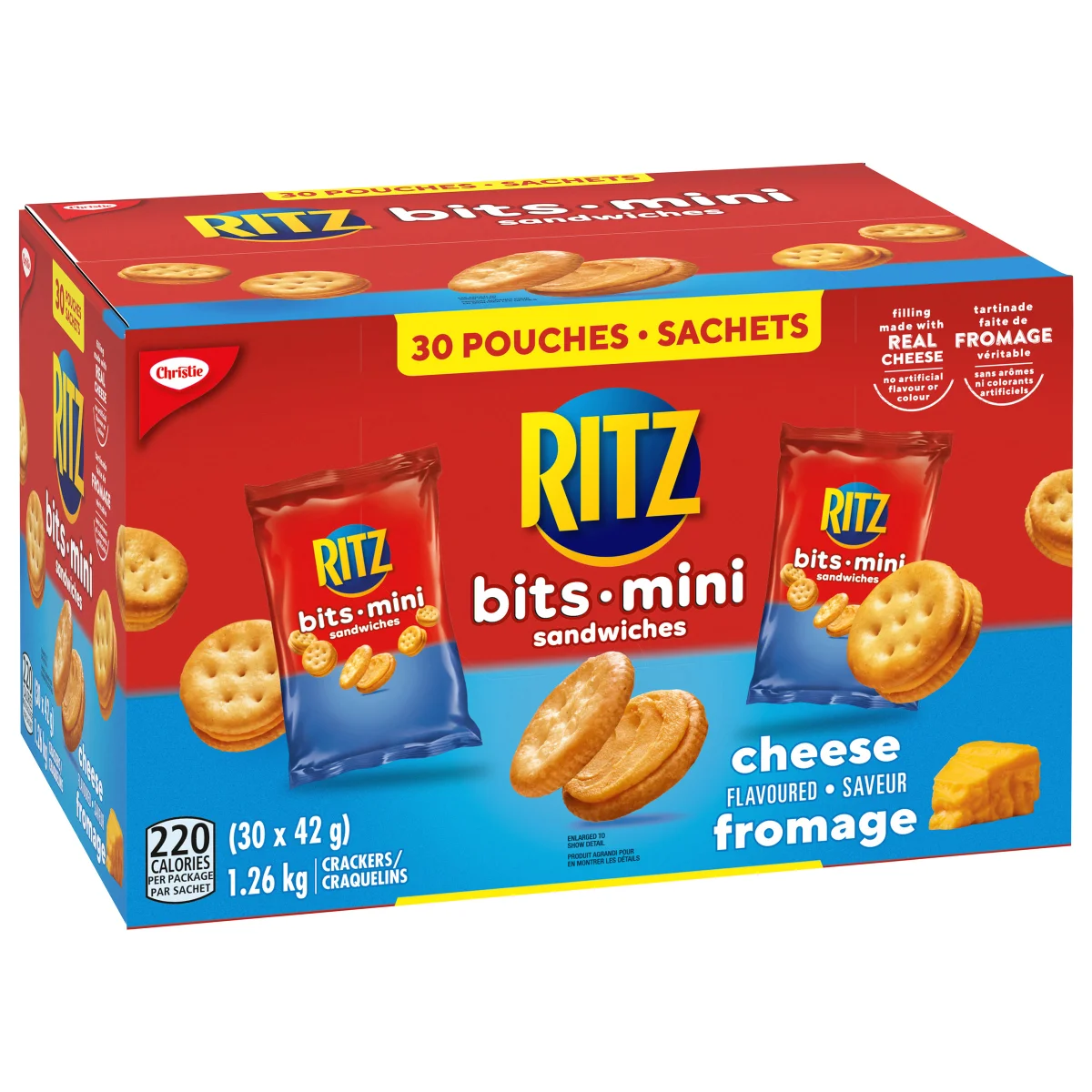 KRAFT RITZ BITS MINI SANDWICH 34 X 42 G