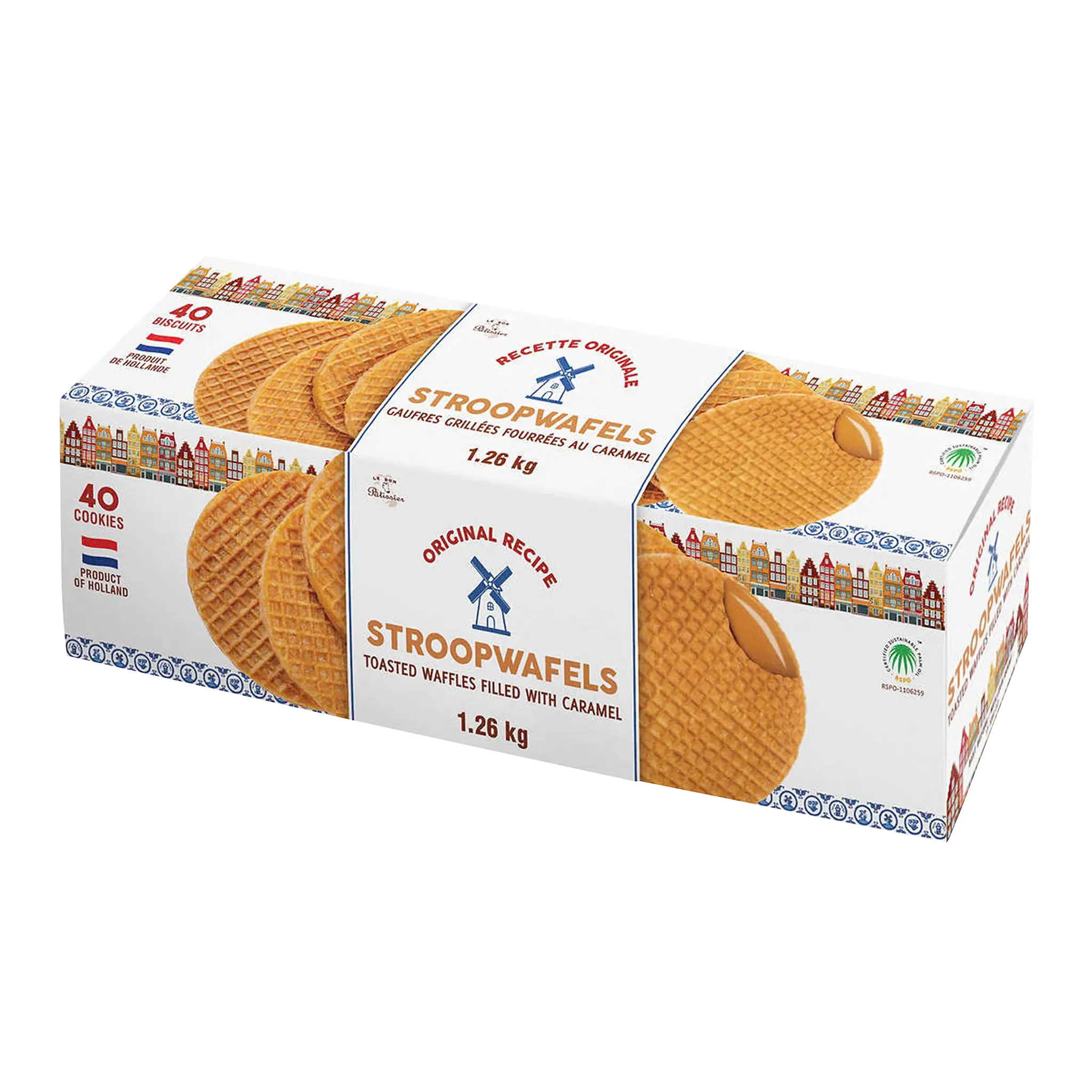 LE BON PATISSIER STROOPWAFELS 1.26KG