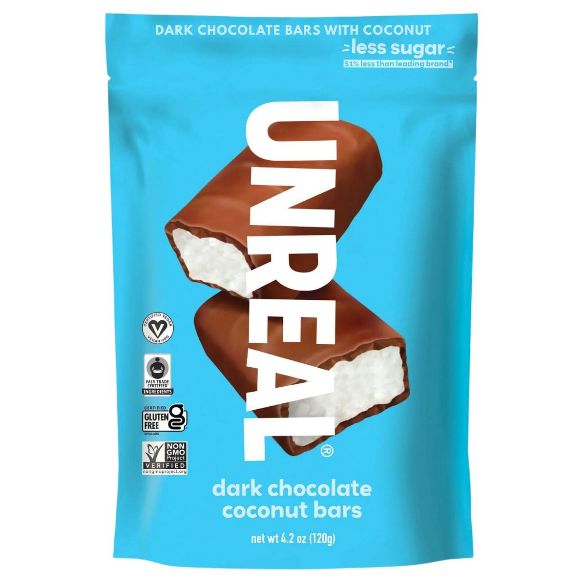 UNREAL CHOCOLATE COCONUT MINI BARS 435GR