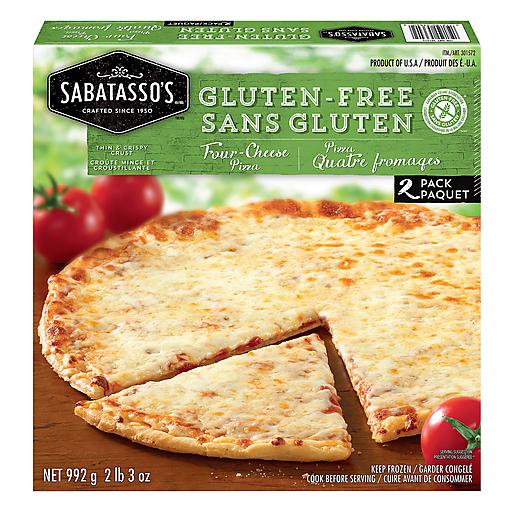 SABATASSO'S GLUTEN FREE CHEESE PIZZA 2'S