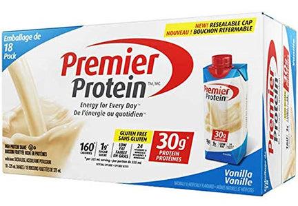 PREMIER PROTEIN VANILLA PROTEIN DRINK 18 X 325 ML