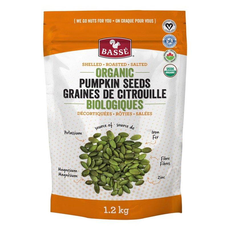 BASSÉ ORGANIC PUMPKIN SEEDS 1.2 KG