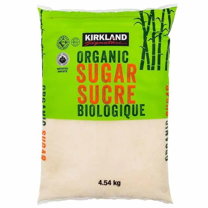 KIRKLAND SIGNATURE ORGANIC SUGAR 4.54 KG