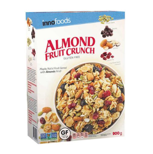 INNOFOODS ALMOND CRUNCH CEREAL GLUTEN FREE 900 GR