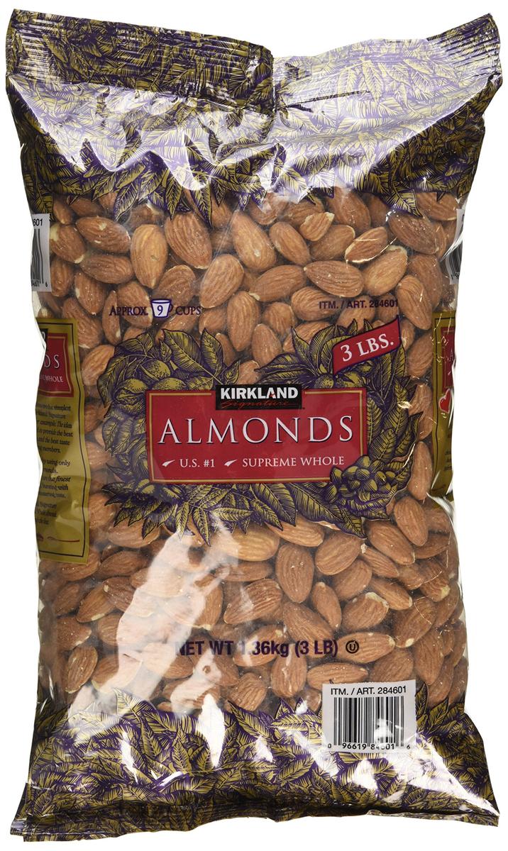 KIRKLAND SIGNATURE WHOLE ALMONDS 1.36 KG