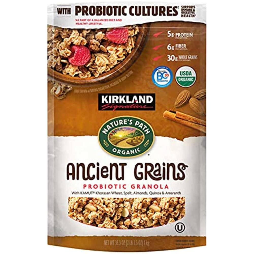 KIRKLAND SIGNATURE PROBIOTIC ANCIENT GRAIN GRANOLA 1 KG